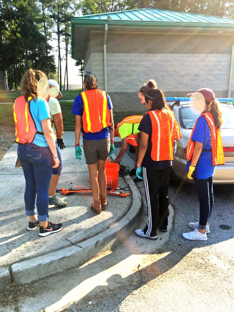 Having Fun at the Yellow River Trash Bash River Cleanup Day