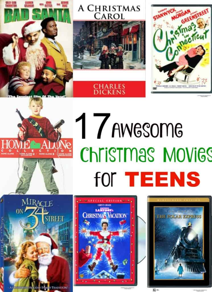 Looking for awesome Christmas movies for teens? Choose a few holiday movies and settle in for a fun holiday-themed family movie night .