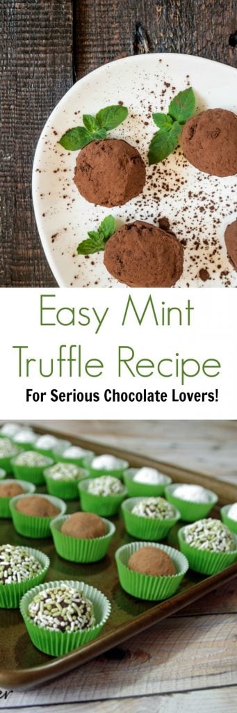 Easy Mint Truffle Recipe For Serious Chocolate Lovers!