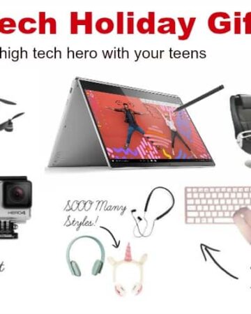 High Tech Holiday Gift Ideas and Shopping Technology for Teens