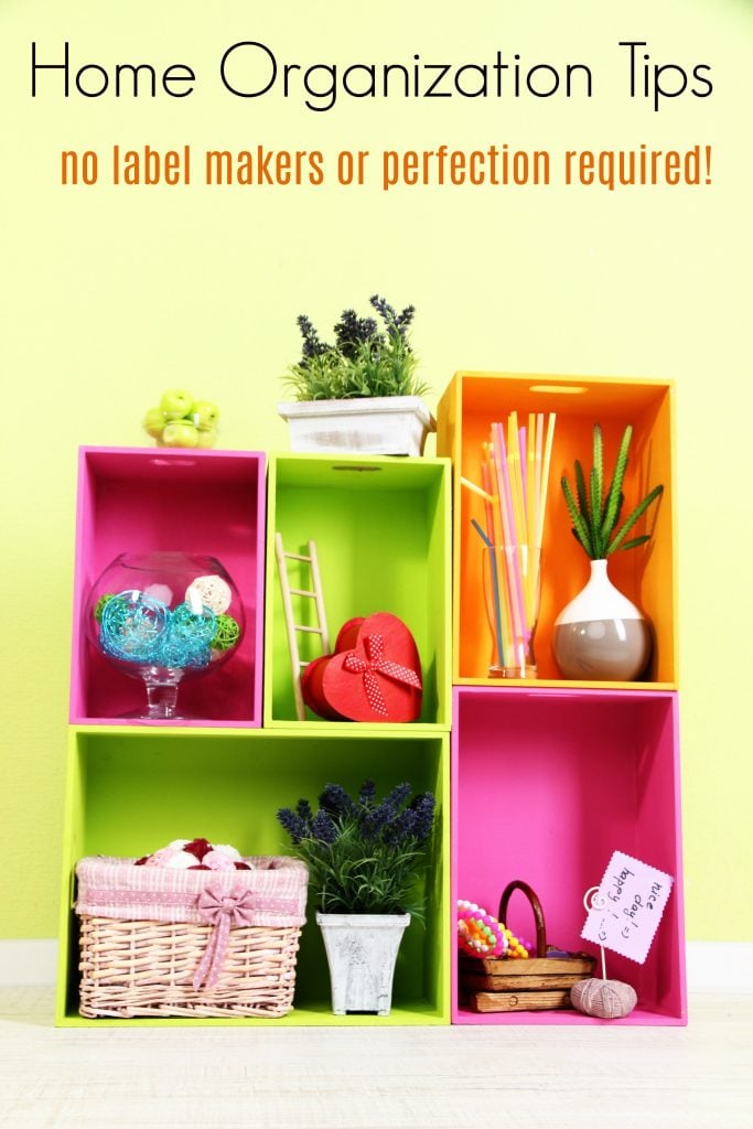 Easy Home Organization tips from a Lazy Mom