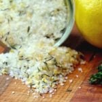 Lemon Thyme Infused Sea Salt is Perfect for Your Seafood Recipe