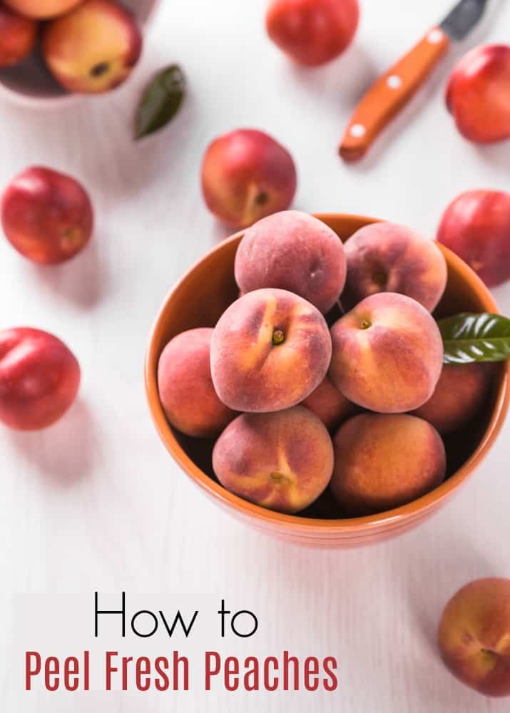 How to Peel Fresh Peaches