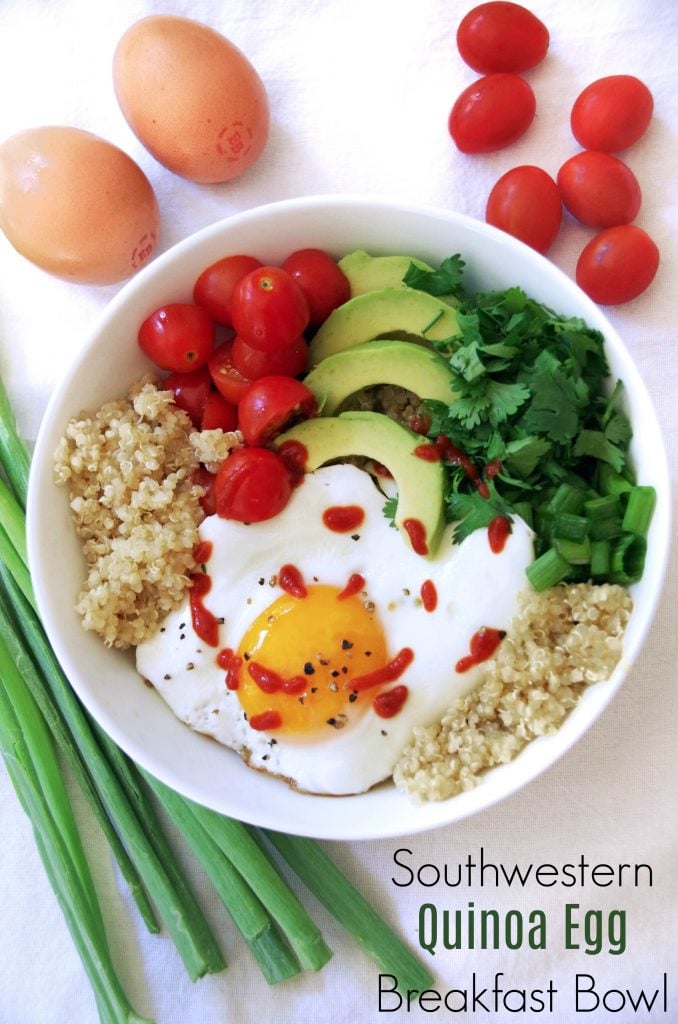 Southwestern Quinoa Egg Breakfast Bowl Recipe - Suburbia Unwrapped