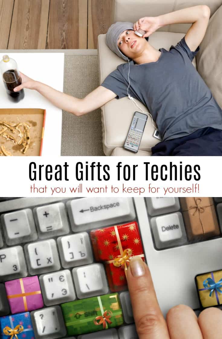Do you know someone who loves technology gifts? Here are a few great gifts for techies that they may enjoy!