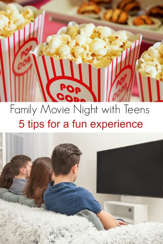 Tips for a fun family movie night with teens