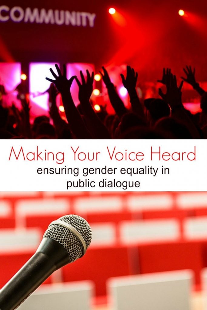 Ensuring Gender Equality and Making Women's Voices Heard in Public Dialogue