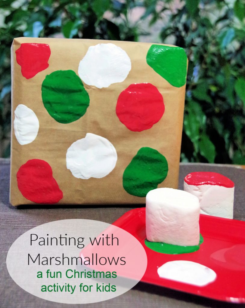 Painting with Marshmallows 