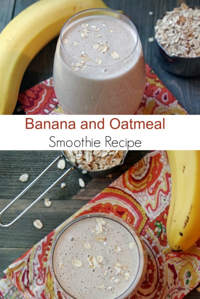 Banana Oatmeal Smoothie Recipe - Suburbia Unwrapped