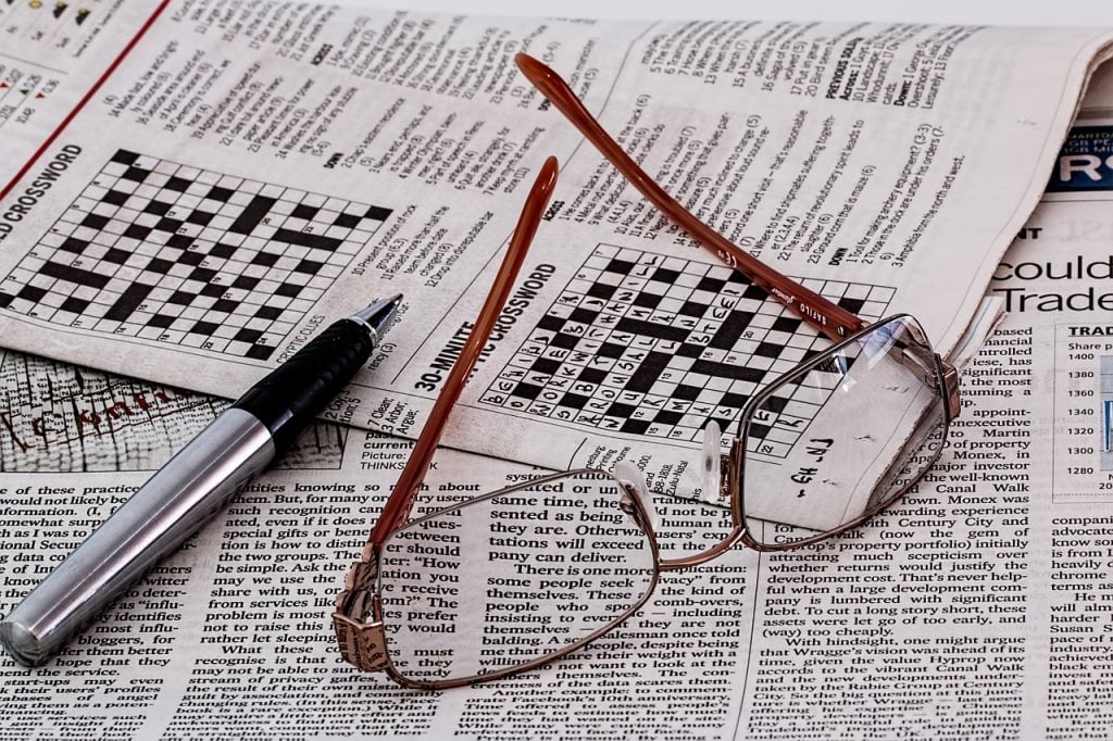 crossword puzzle