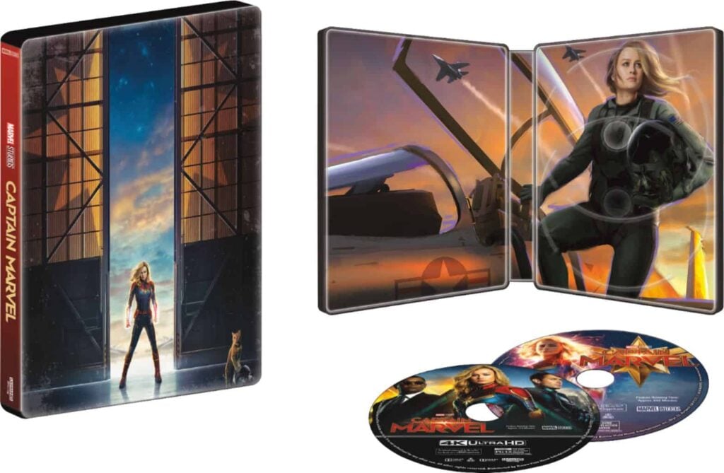 captain marvel steelbook artwork