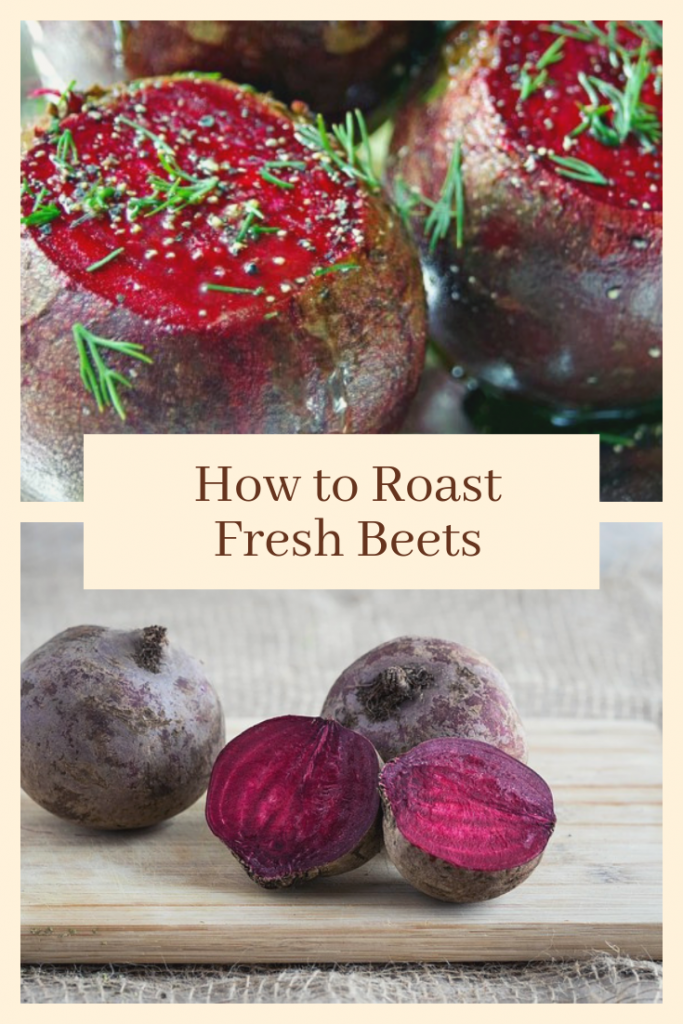 Roasting Fresh Beets in Foil with Fresh Herbs