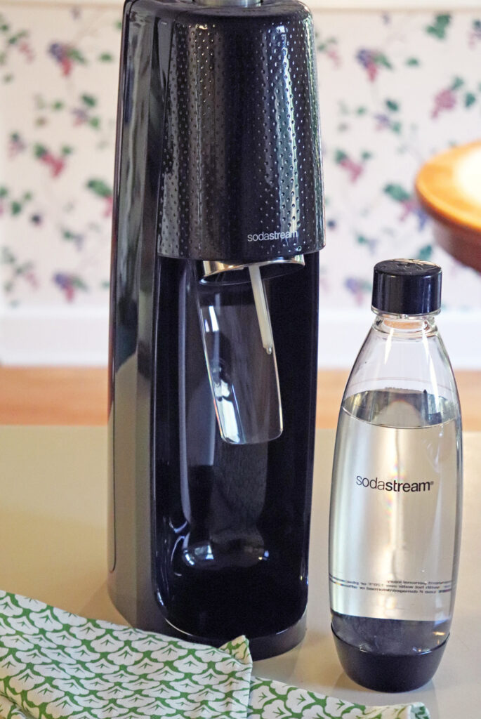 Sodastream machine on counter