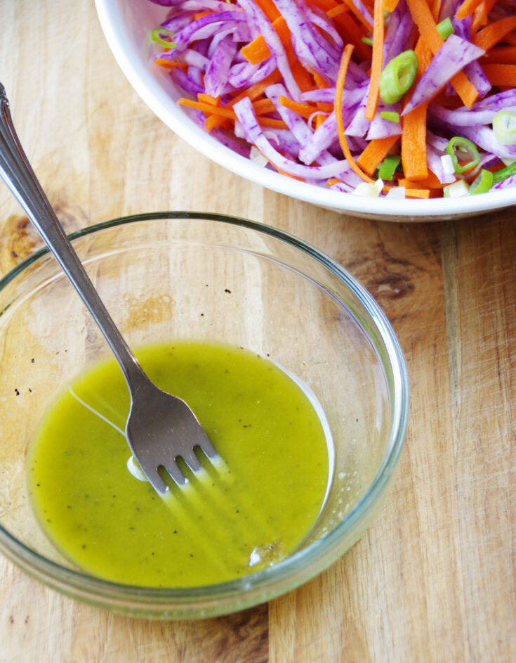 Carrot and Purple Daikon Radish Salad Recipe - Suburbia Unwrapped