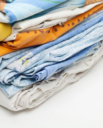 old bed sheets for recycling